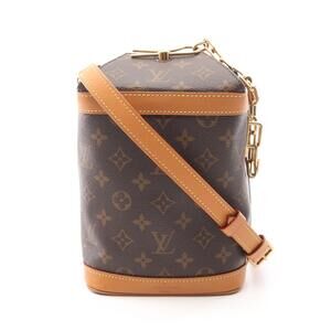 Louis Vuitton Monogram Milk Box bag monogram cowhide Brown